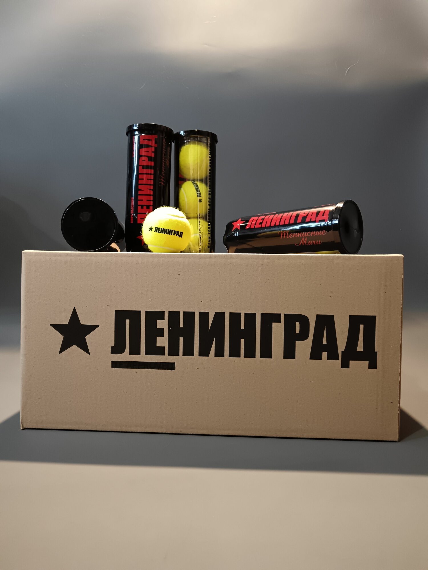 24 банки (72шт) Теннисные мячи Ленинград новый дизайн