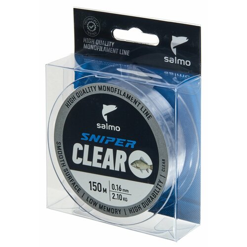 Леска монофильная Salmo Sniper Clear 150 м 0.16 мм прозрачная