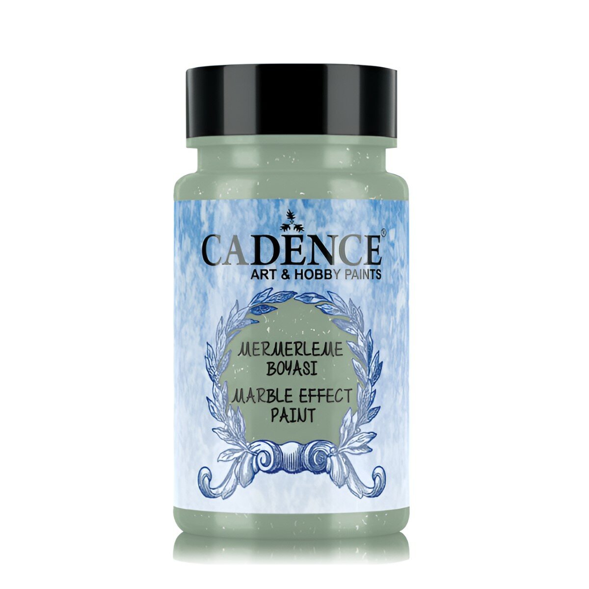 Акриловая краска с эффектом мрамора Cadence Marble Effect Paint Metallic. Light Green-150