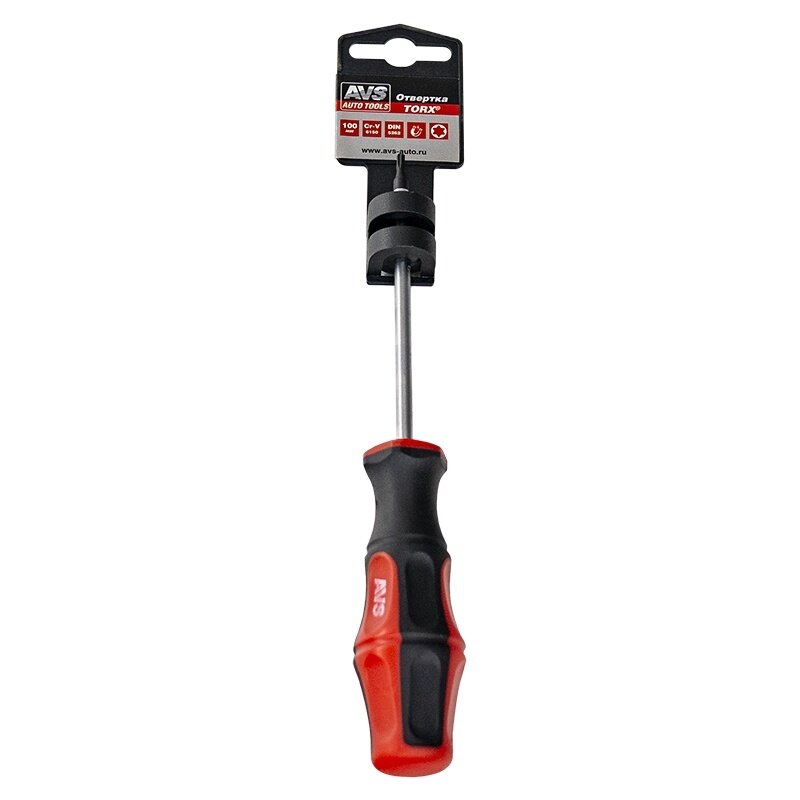 Отвертка AVS TOOLS TORX OTX10100, магнитный наконечник, 100мм
