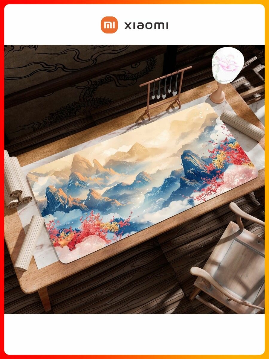 Картинки Xiaomi mijia Игровой коврик для мыши/мышки, 900x400x2мм, компьютерный, для стола, большой