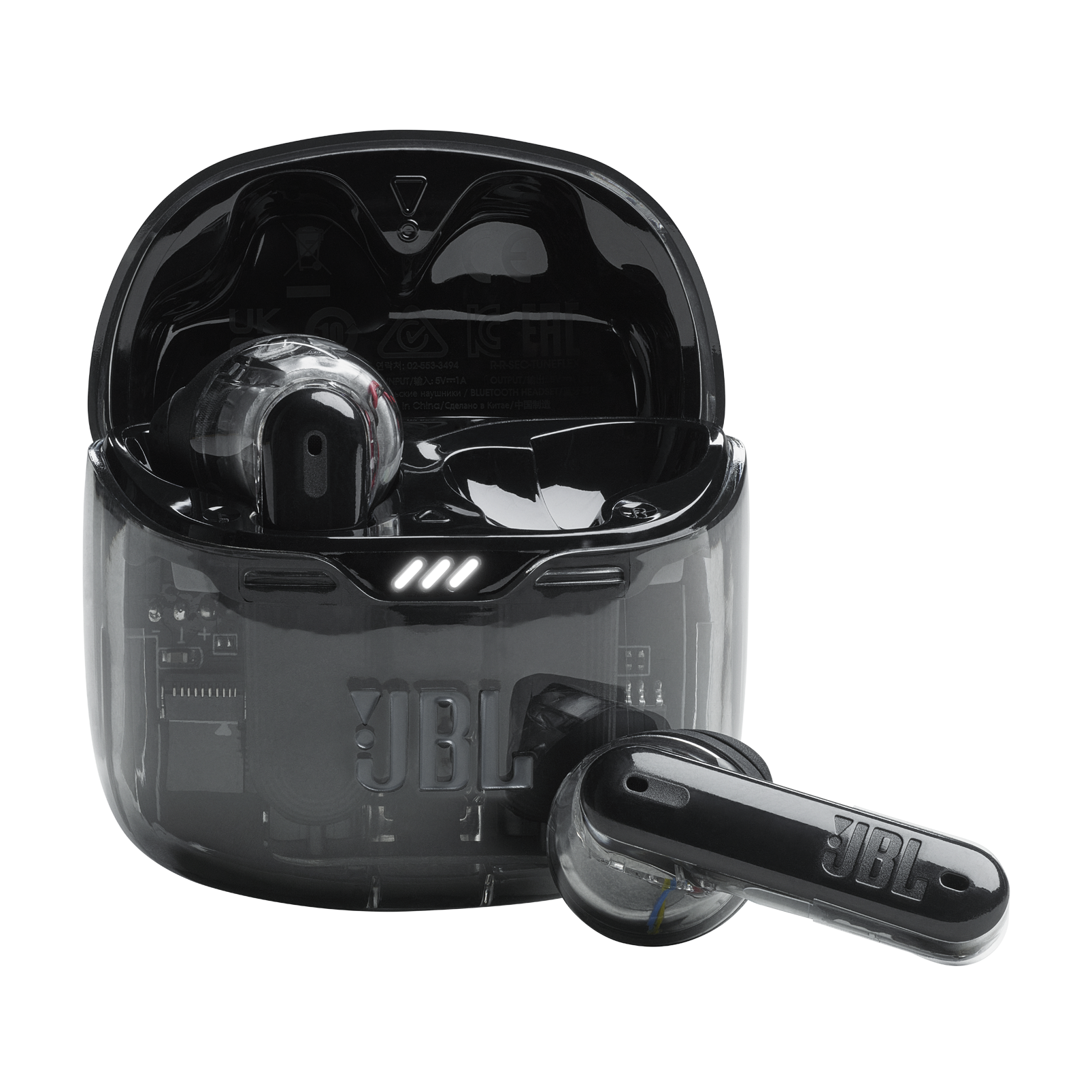 Наушники беспроводные JBL Tune Flex Ghost, черный