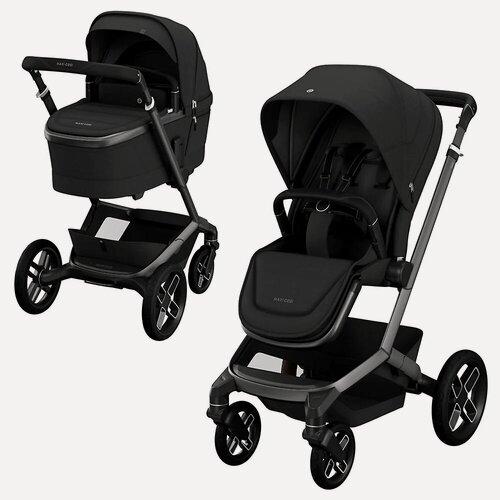 Изображение товара Детская коляска 2в1 Maxi-Cosi Fame, цвет Twillic Black (Чёрный), артикул производителя 1122390110 / 1523390110