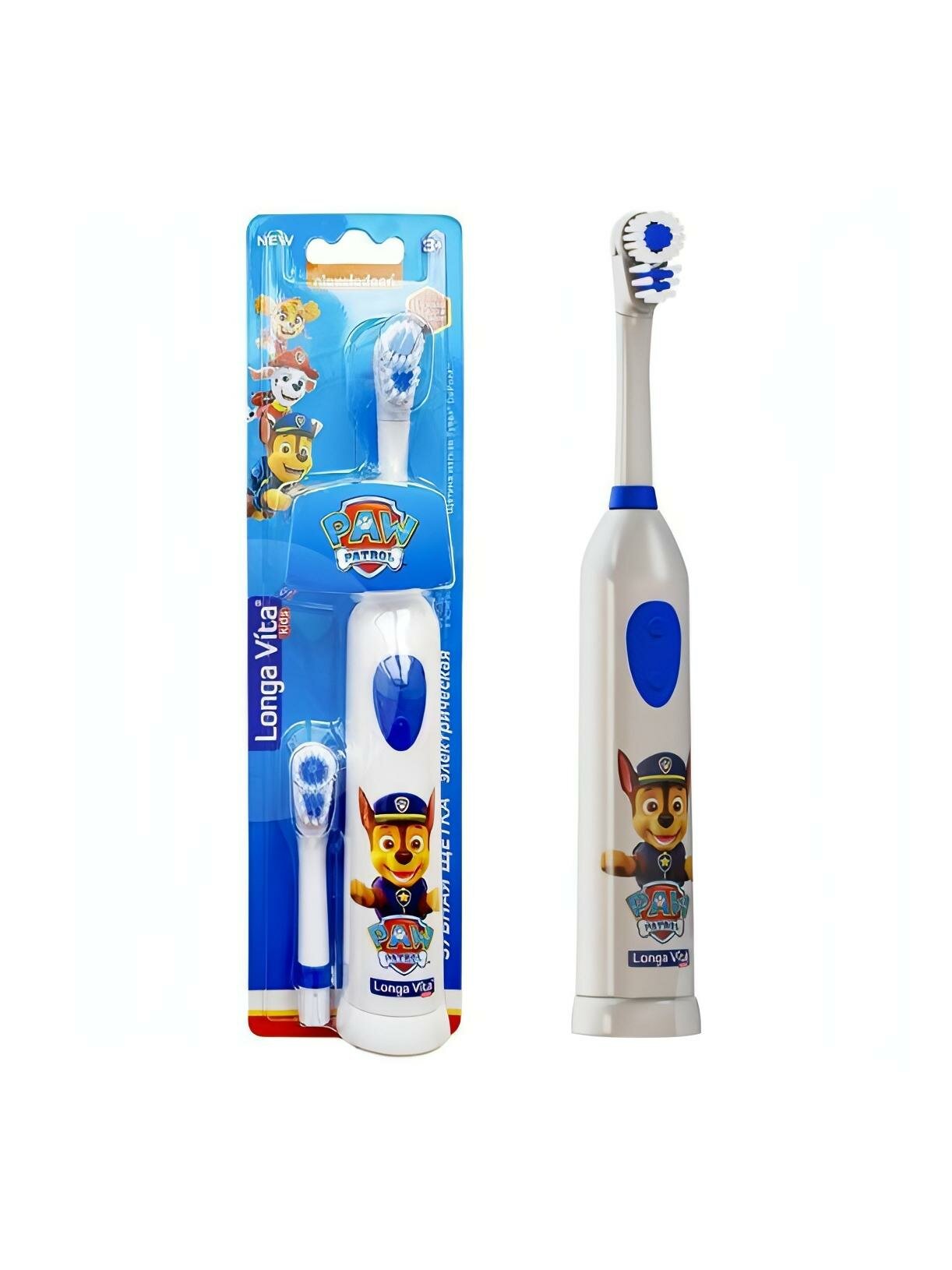 Электрическая зубная щетка Longa Vita Paw Patrol KAB-3B Blue