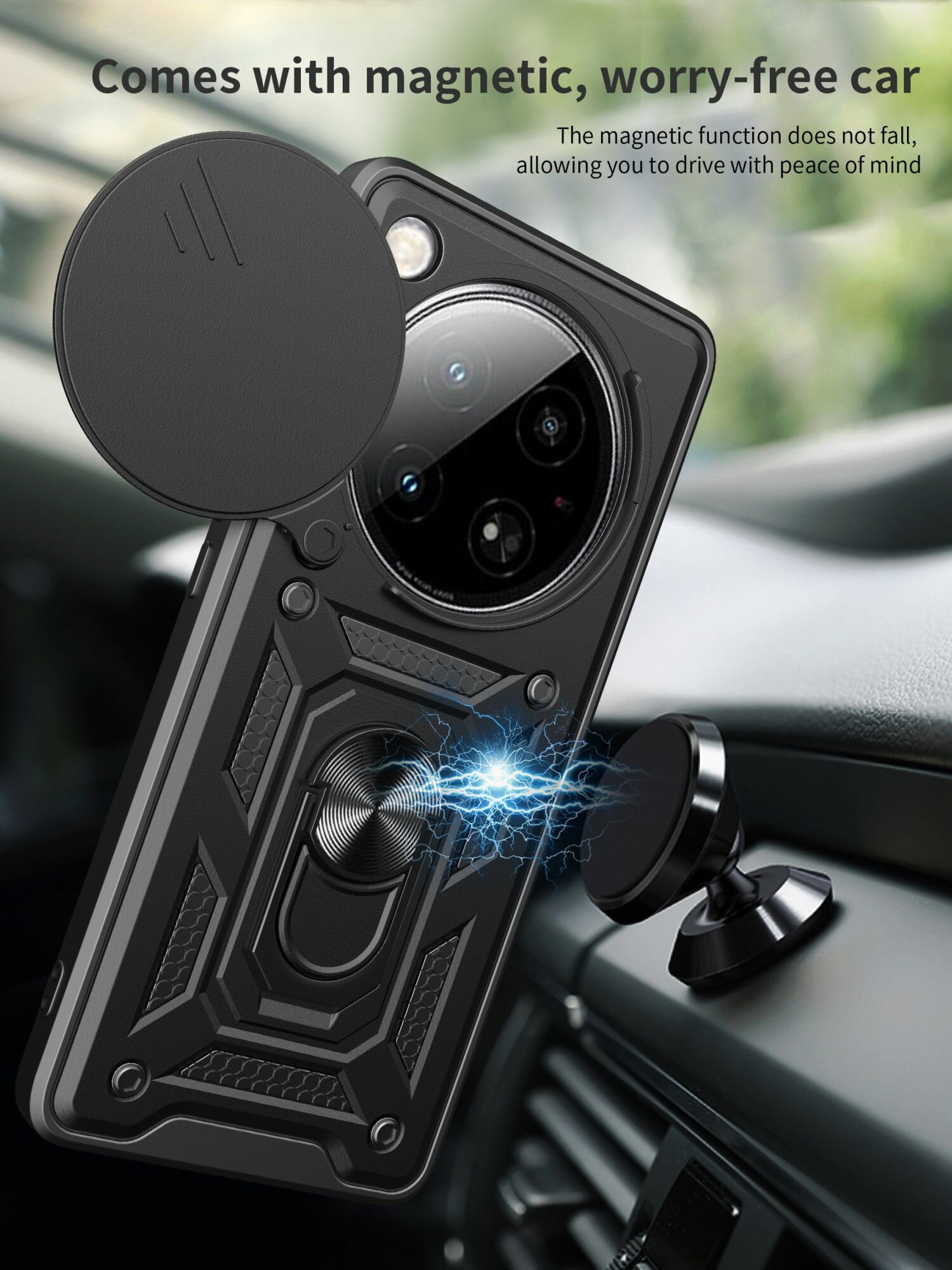 Чехол противоударный armors на Infinix Zero 40 / Инфиникс Зеро 40 с защитой камеры (Серебристый) — фото 1