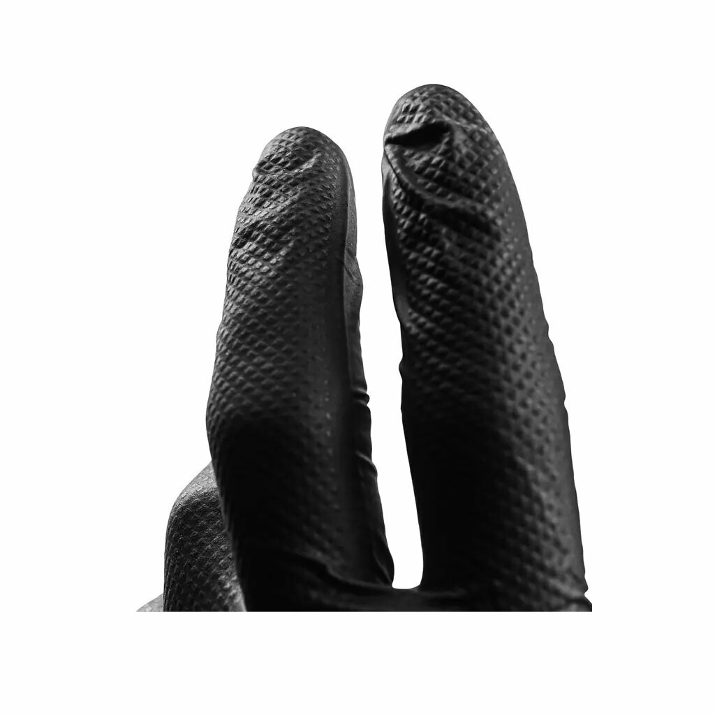 RUNTEC Перчатки Tenacity нитриловые высокопрочные, размер M (100 штук) RT-GLVS-M — фото 1
