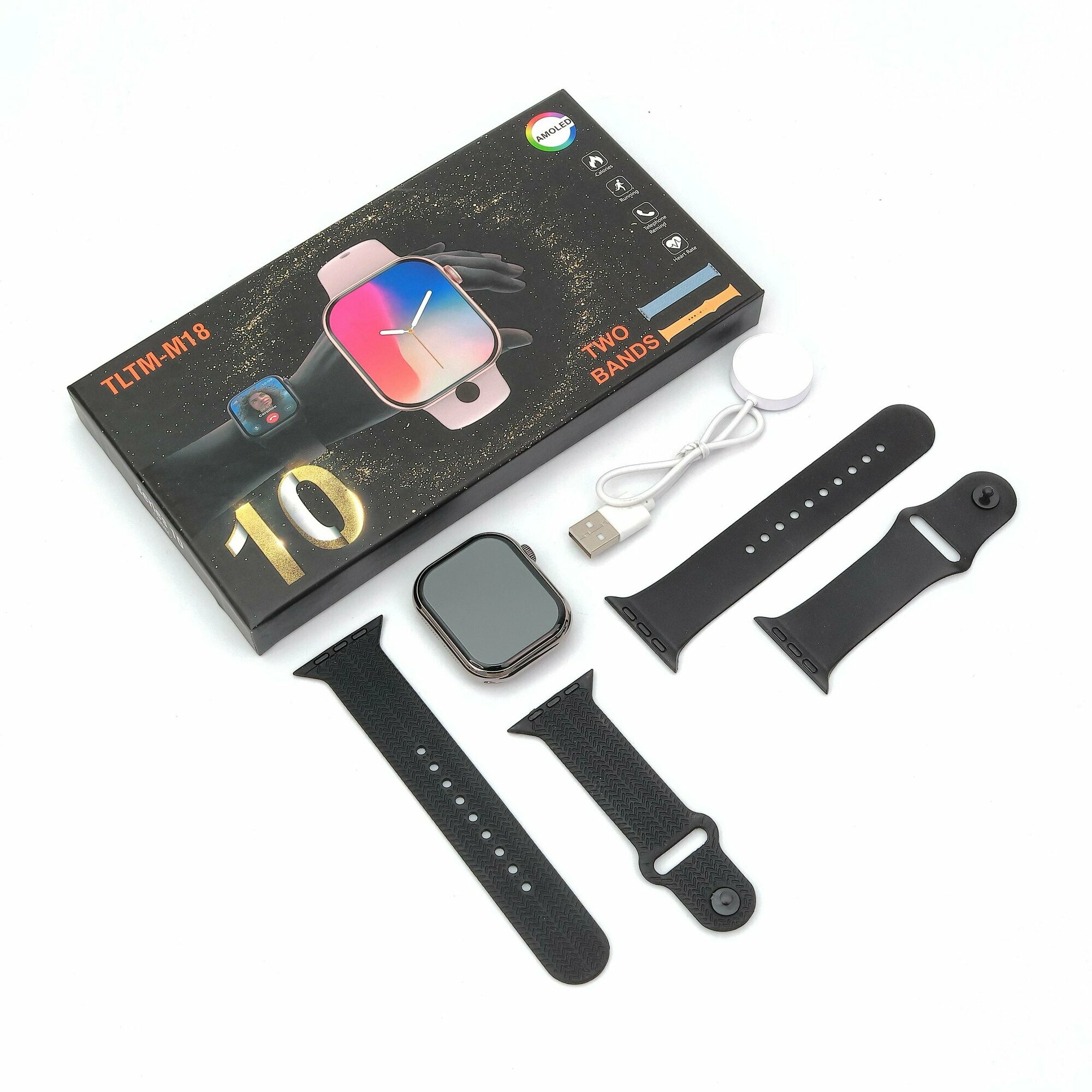 Умные часы Smart watch Series 10 46mm, M600, беспроводная зарядка, Android