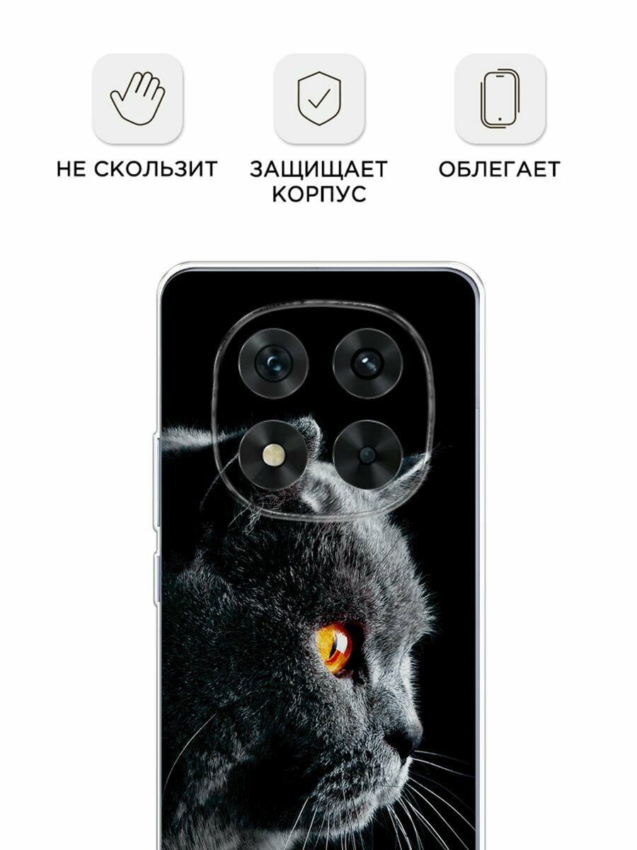 Чехол на Poco X7/Redmi Note 14 Pro 5G / Поко X7/Редми Нот 14 Про с принтом "Благородный кот британец" — фото 1