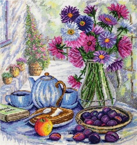 Изображение товара Набор для вышивания Марья Искусница "Полуденный чай", Арт. 04.005.28