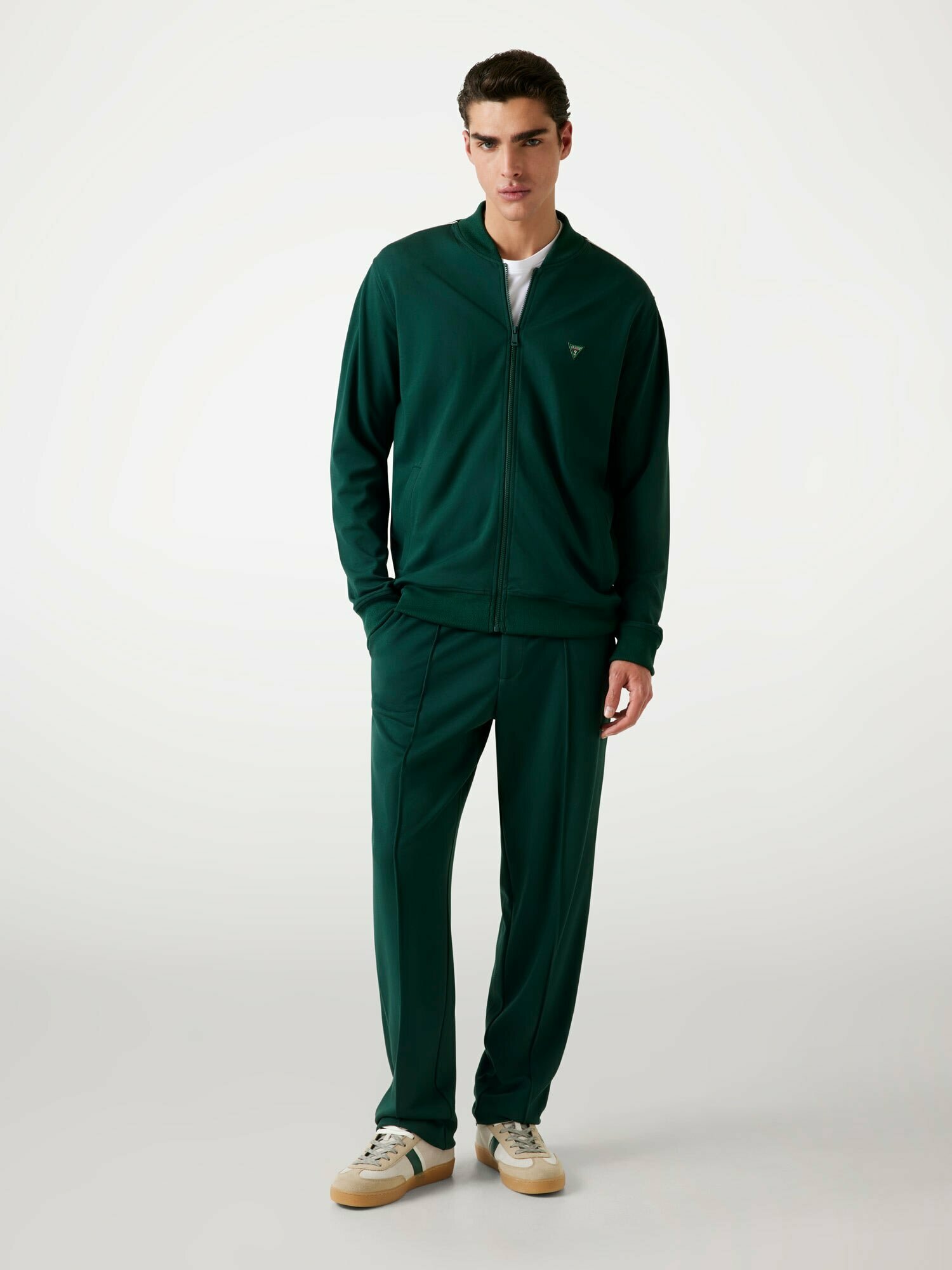 Брюки GUESS, размер M, зеленый, — фото 1