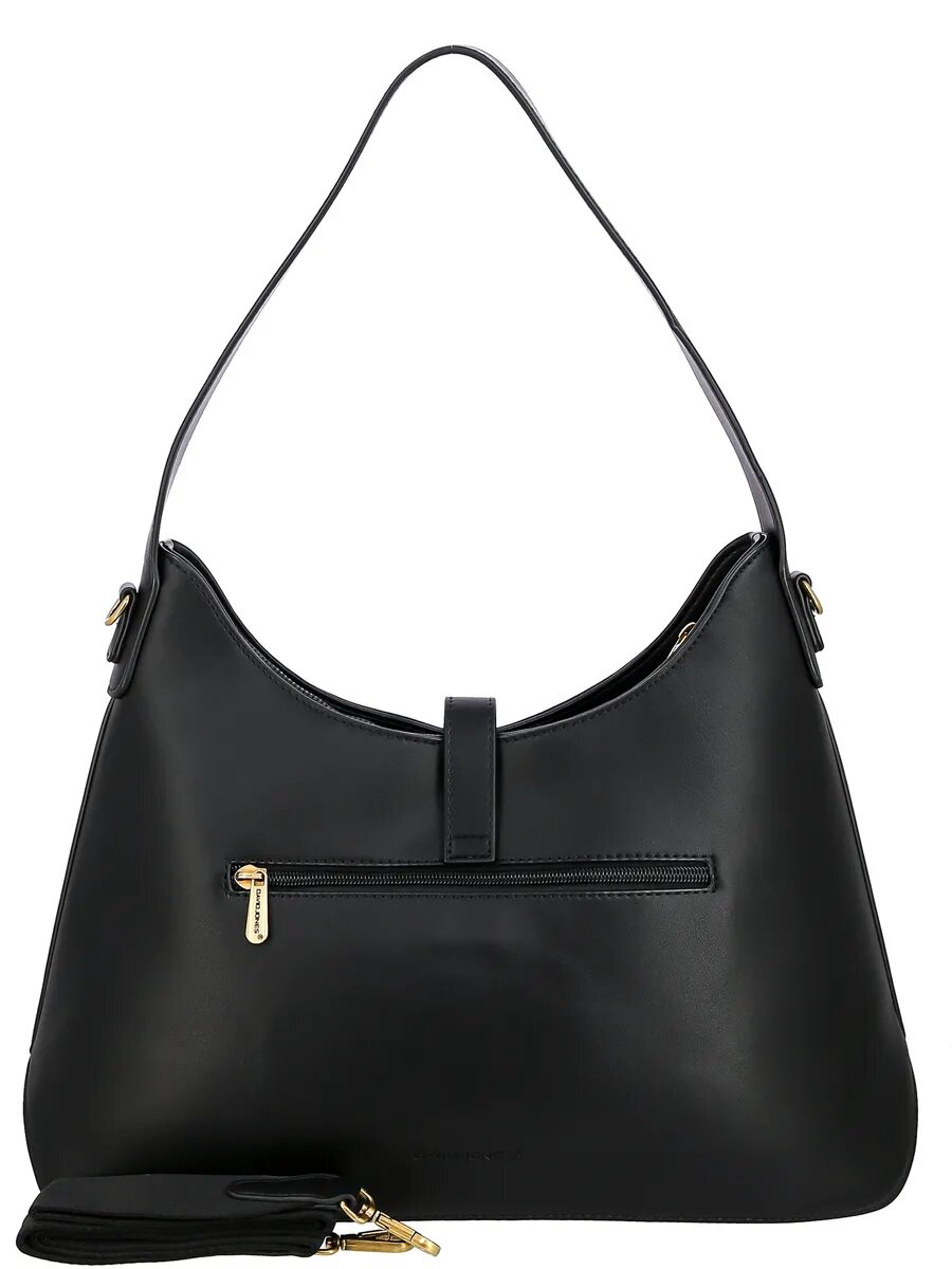 Сумка хобо DAVID JONES, черный — фото 1