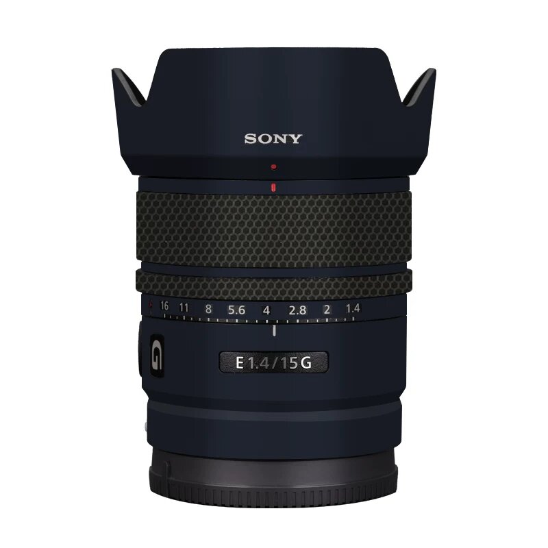 Защитная пленка для объектива Sony E15 1.4G матовая сине-голубая, защита объектива