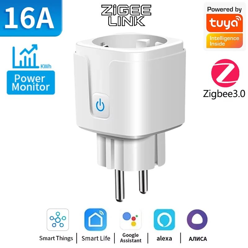 Умная розетка Shine-Tale ZigBee ZIGBEE 16A