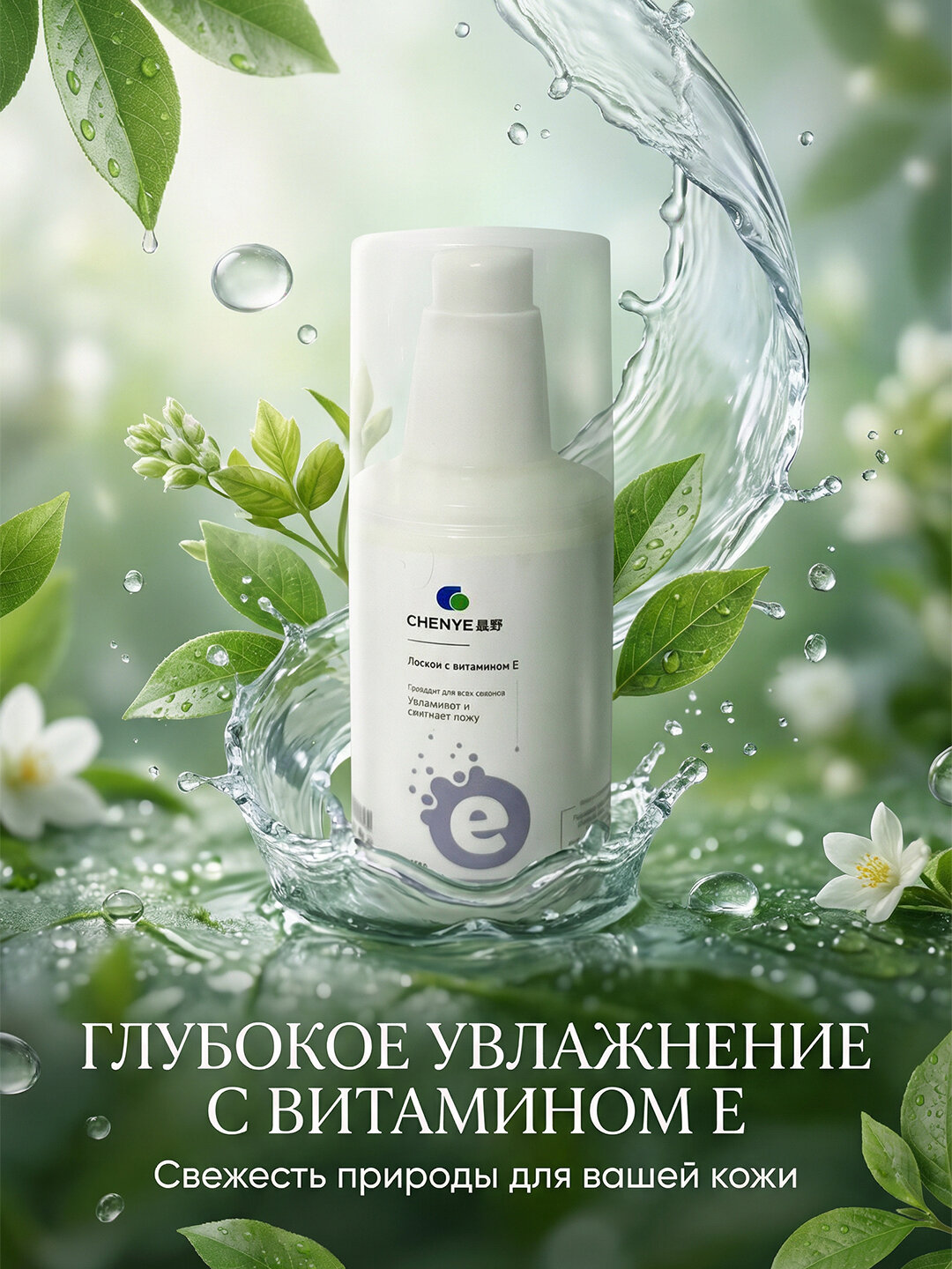 Увлажняющий лосьон для тела 100 г, ежедневное увлажнение