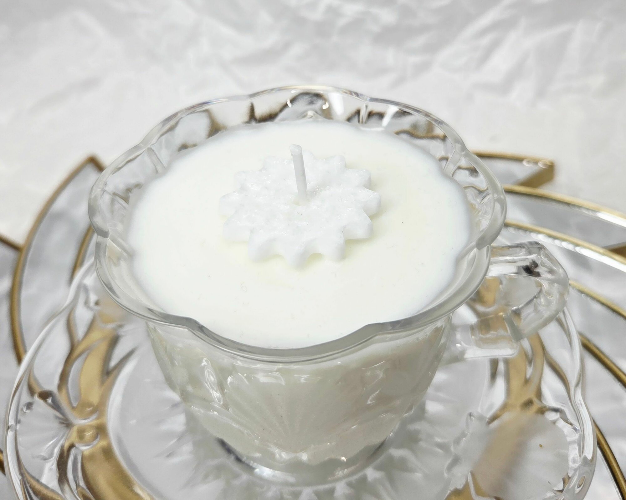 Свеча "Хрустальная чайная пара" — фото 1