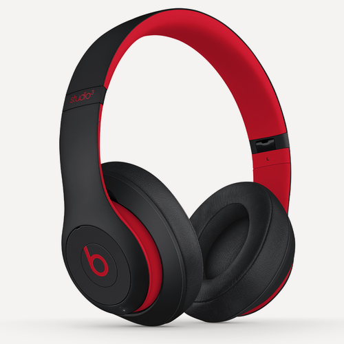 Изображение товара Новое-оригинальное Beats Studio 3 Беспроводные наушники Beats Studio 3 Wireless, Black and red (черно-красный)