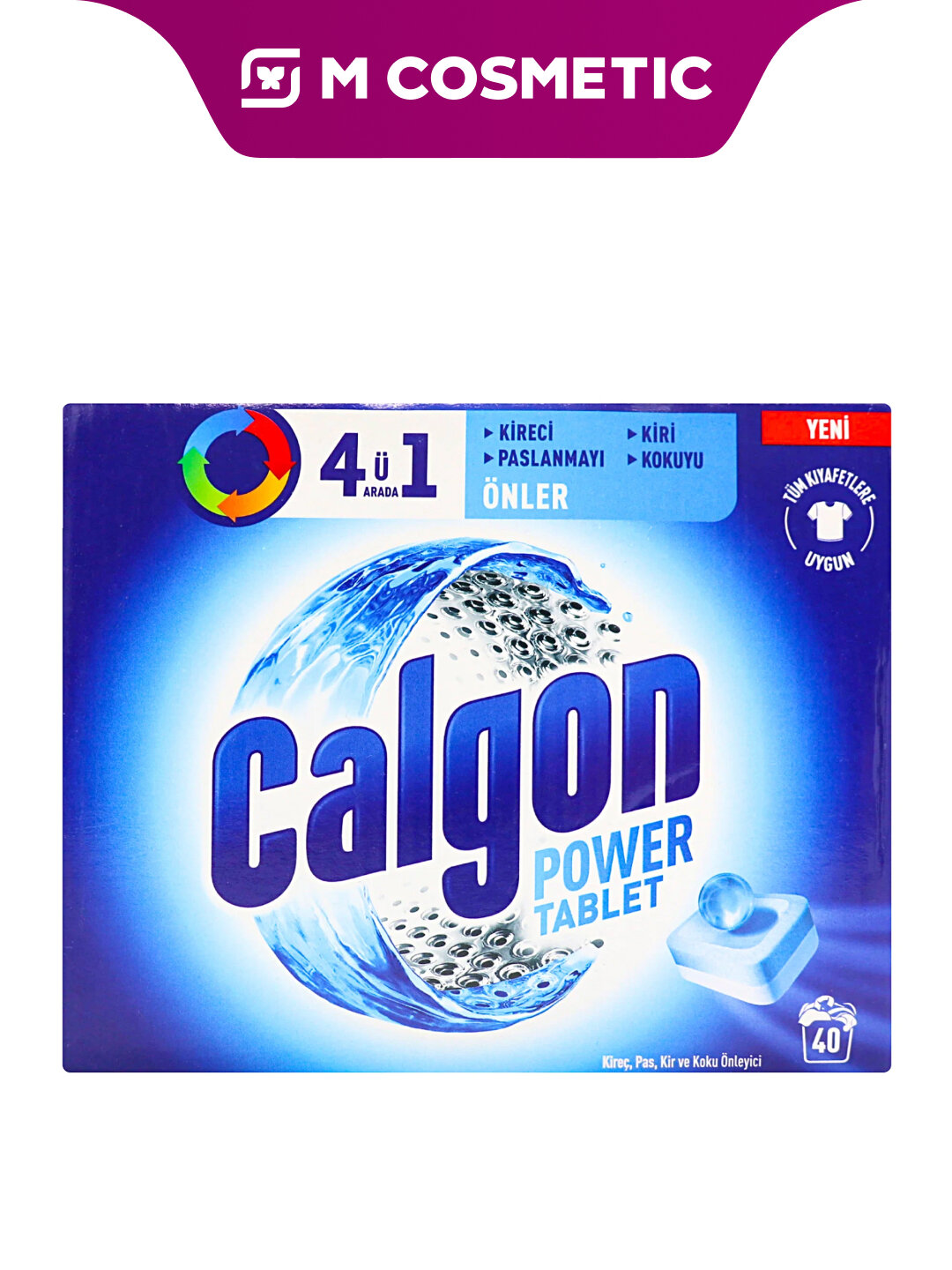 Смягчитель воды Calgon, таблетки, 520 г, для стиральных машин, 40 шт