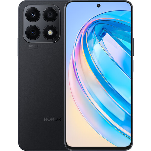 Смартфон HONOR X8A 6/128 ГБ RU, Dual nano SIM, midnight black смартфон honor x8 4g 6 128 гб ru dual nano sim титановый серебристый