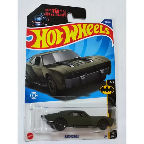 Машинка Hot Wheels коллекционная C4982 1:64, 7.5 см, BATMOBILE машинка hot wheels бэтмобиль hct65 бэтмен batmobile the batman character cars