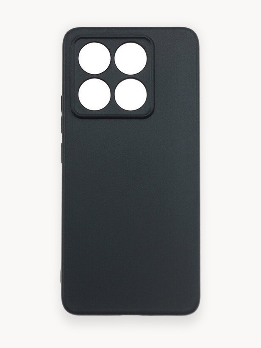 Чехол матовый для Xiaomi Redmi 14T (Сяоми Редми 14T), черный