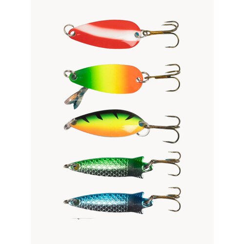 Набор блесен для рыбалки 10 шт, незацепляйки, тройной крючок