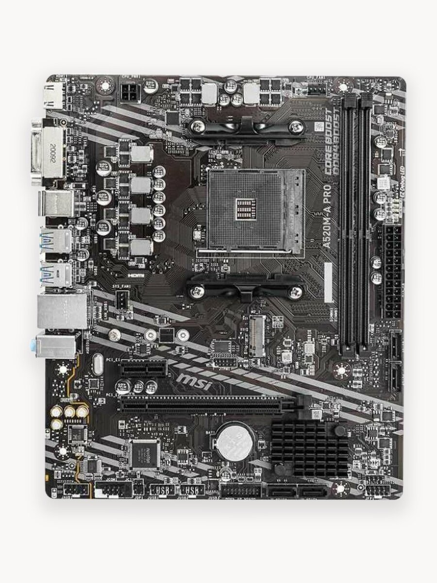 Материнская плата MSI A520M-A PRO (AM4, mATX)