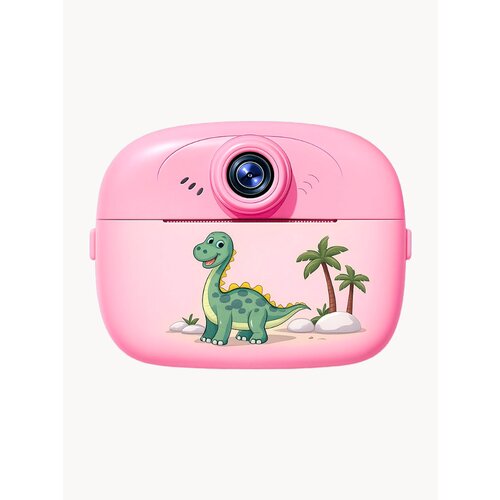 Фотоаппарат детский мгновенной печати карта памяти 32ГБ Дино 2963₽
