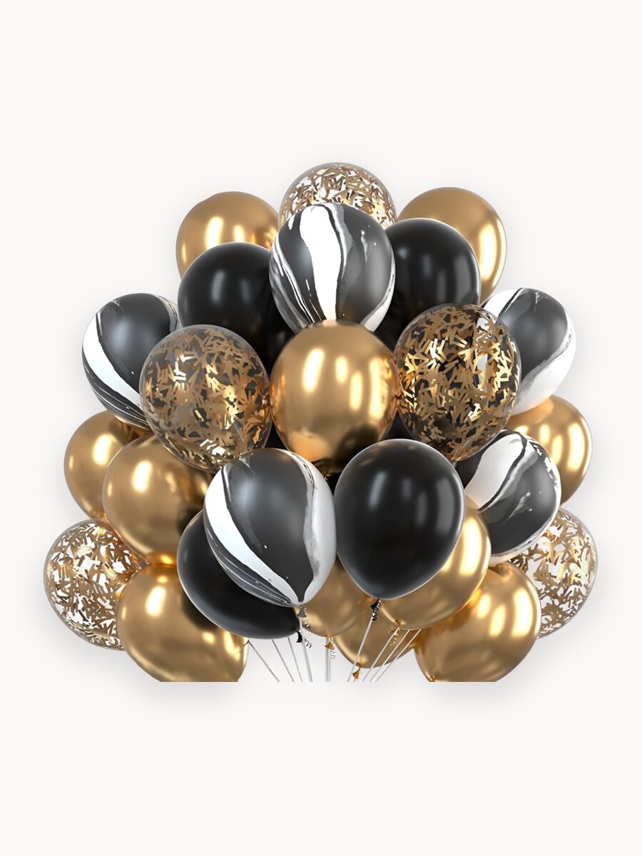 Набор воздушных шариков для оформления праздника Homium, 4 цвета, набор из 30 штук