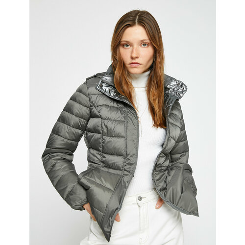 фото Куртка koton, размер 36, серый