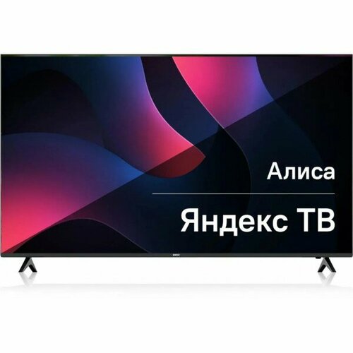 Телевизор LED BBK 65 65LED-8249/UTS2C (B) Яндекс. ТВ черный 4K Ultra HD 60Hz DVB-T2 DVB-C DVB-S2 USB WiFi Smart TV (RUS)