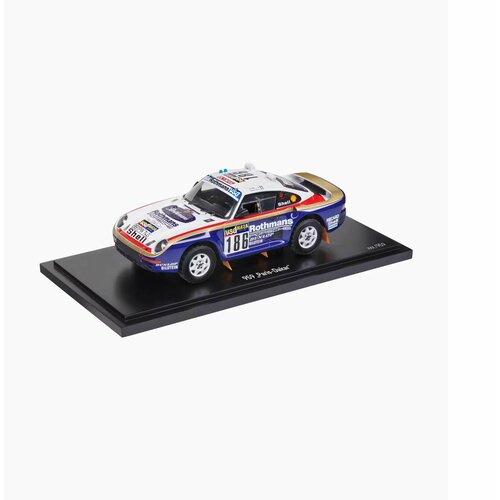 Модель автомобиля Porsche 959 Rallye, Limited Edition, Scale 1:18, Blue/White/Red модель автомобиля porsche 959 rallye limited edition scale 1 18 blue white red