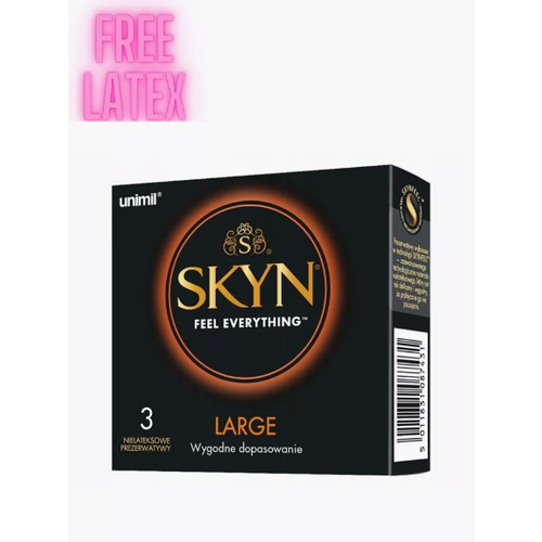 Презервативы SKYN Large, 3 шт. (безлатексные, увеличенного размера)