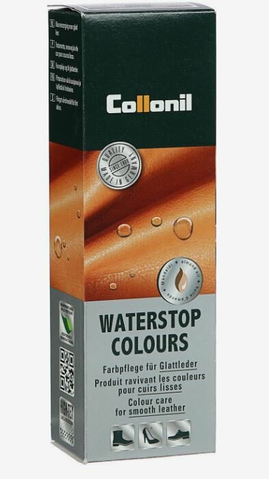 Крем Collonil Waterstop tube защита и уход для гладкой кож, бежевый, 75 ml.