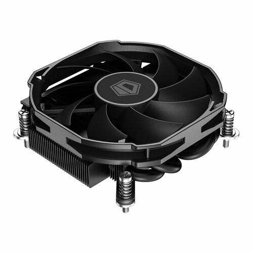 ID-Cooling вентилятор Cooler IS-30i BLACK LGA1851 1700 1200 115X низкопрофильный высота 30mm 36шт кор, TDP 100W, PWM, 4 тепл. трубки прямого