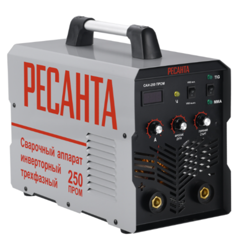 Сварочный аппарат инверторный Ресанта САИ-250 пром 33990₽