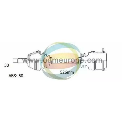 ODM 18082391 Вал приводной в сборе (полуось)