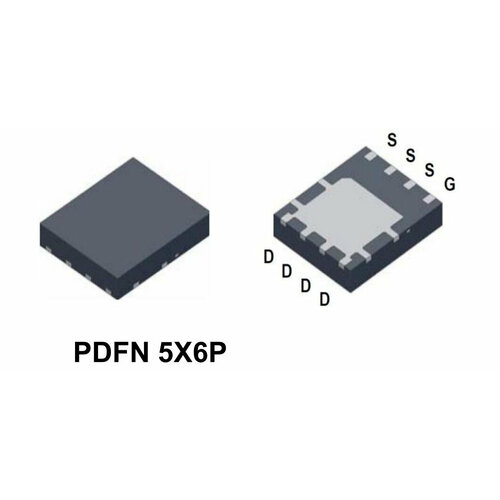 Микросхема PK6H6BA N-Channel MOSFET 30V 46A PDFN5x6P