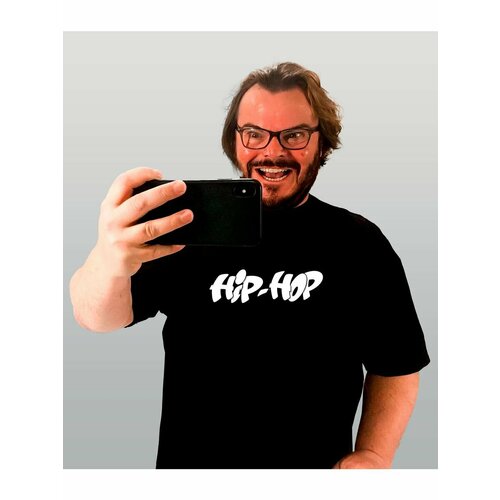 фото Футболка hip hop хип хоп, размер 8xl, черный zerosell