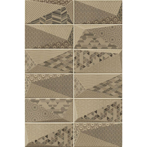 Керамическая плитка MAINZU DIAMOND FANCY PEARL стена 7 видов для стен 10x20 цена за 1 м2 542₽