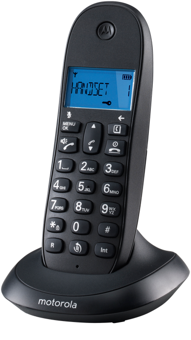 Радиотелефон Motorola C1001СB+, черный