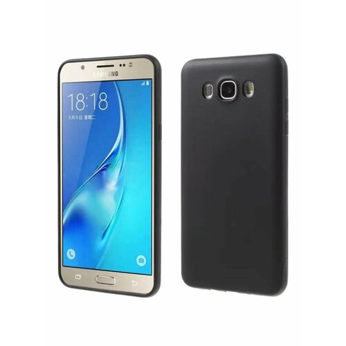 Samsung Galaxy j7 2016 j710 Силиконовый чёрный чехол для Самсунг галакси ж7 ж710 бампер накладка