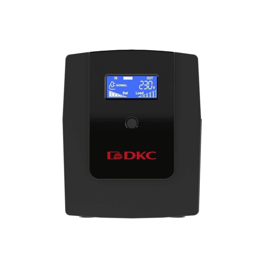 Линейно-интерактивный ИБП ДКС серии Info LCD, 1500 ВА/900 Вт, 1/1, 3xSchuko, USB + RJ45, LCD, 2x8Aч DKC INFOLCD1500S - фото №13