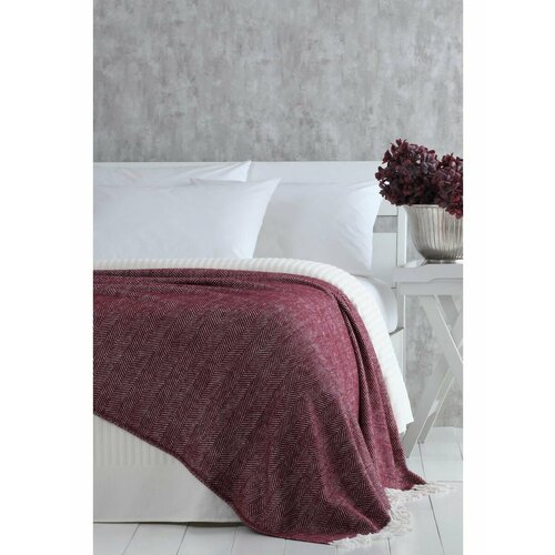 Плед мягкий, Nevada, 150х200, винный