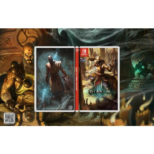 Diablo III: Eternal collection - Monk / Обложка для Кейса Nintendo Switch. diablo iii eternal collection barbarian обложка для кейса nintendo switch