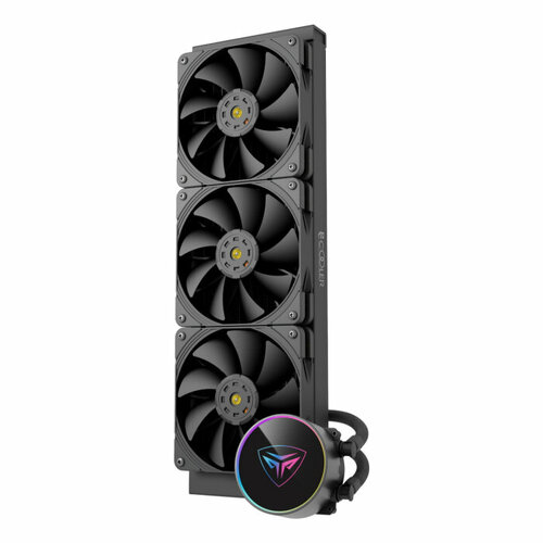 PCCooler Вентиляторы Комплект водяного охлаждения PD360 BK LGA2066 2011 1700 1200 115х AM3 AM4 AM5 TDP 300W PWM FDB FAN RET