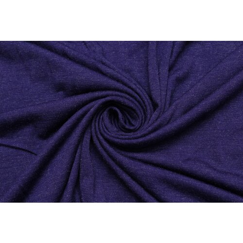 Ткань Джерси-стрейч ярко-фиолетовый с сединой, ш145см, 0,5 м