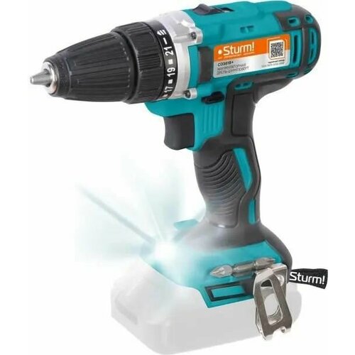 Дрель-шуруповерт STURM CD3618 без АКБ без ЗУ 6190₽