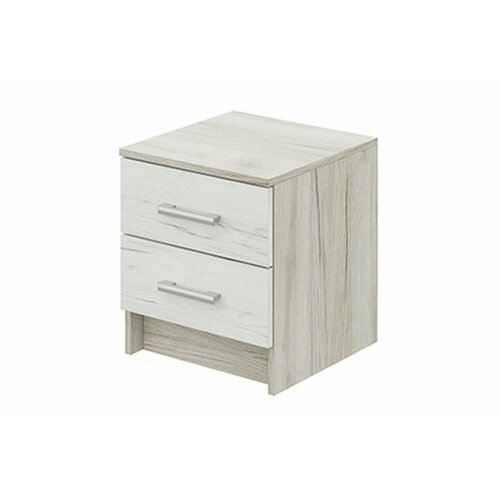 Тумба прикроватная Гармония ТБ 601 - Дуб крафт серый Дуб крафт белый 2953₽