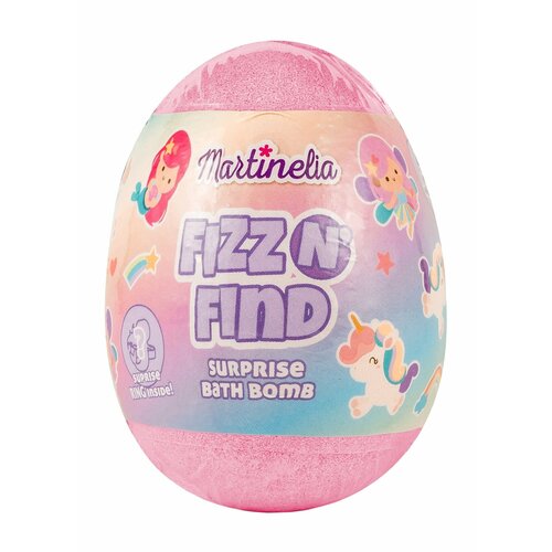 MARTINELIA Бомбочка для ванны с сюрпризом розовая, 193 г