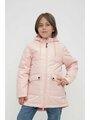 Пальто демисезонное утепленное для девочки Crockid, розовый